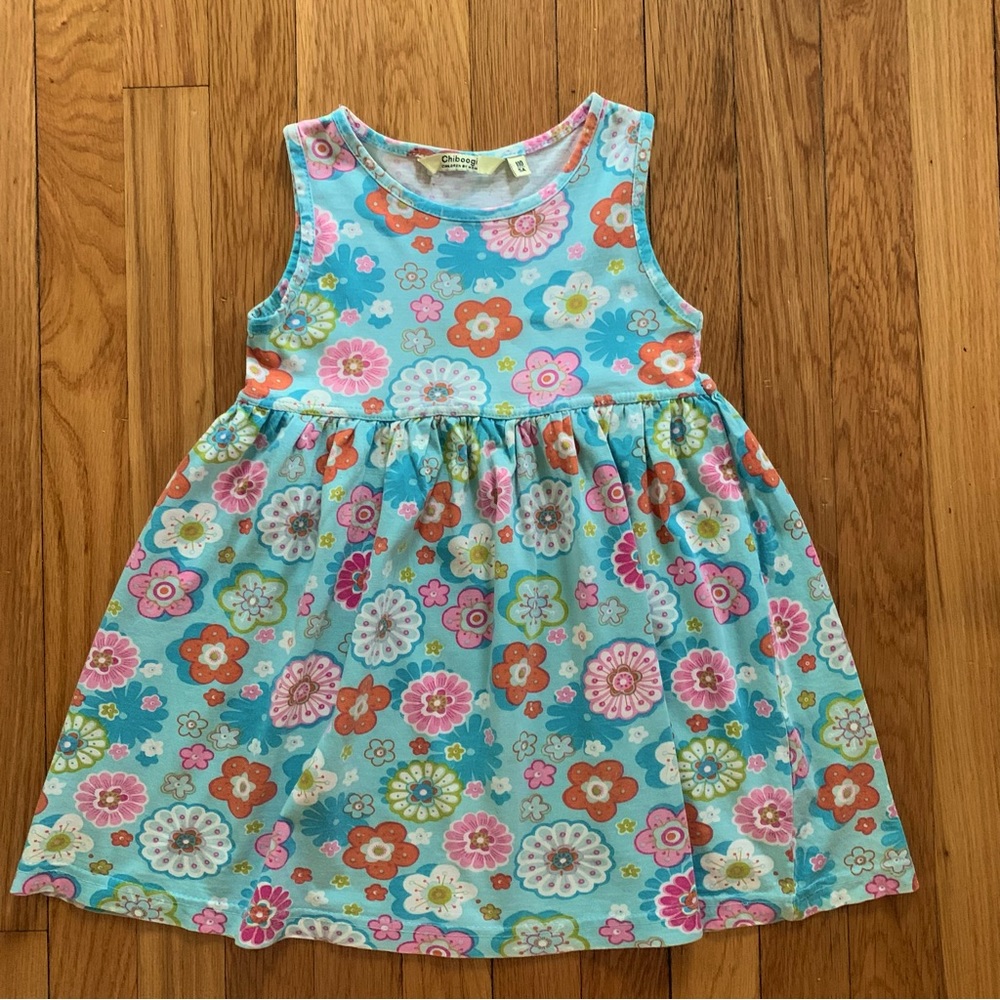 Chiboogi girls size 5 fit and flair tank sundress